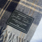 Scottish Tartan Blanket - Bannockbane Silver - Recycled Wool