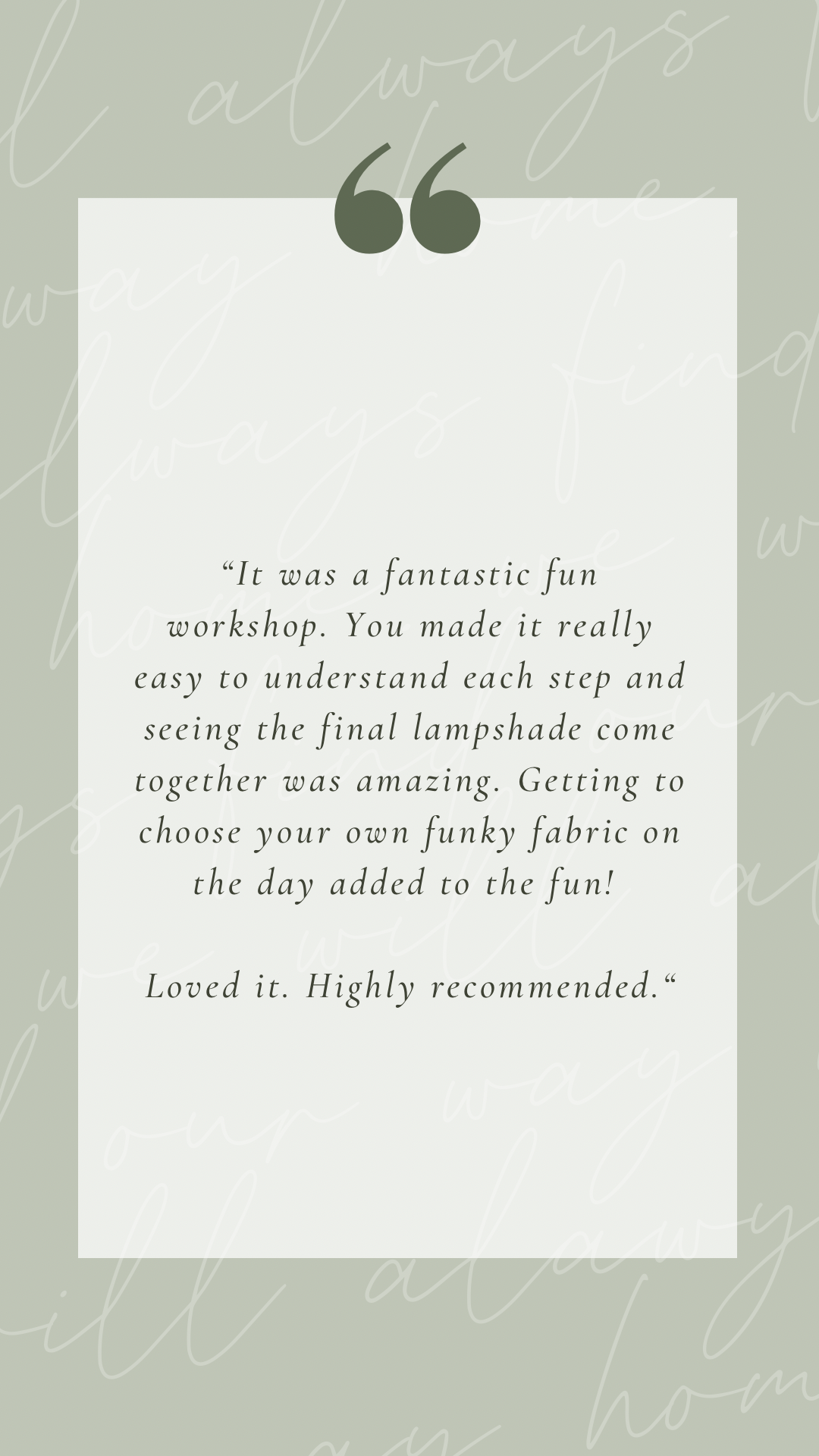 Lampshade Workshop - Subiaco, Perth - Sunday 31st May 2026 **Only six spots left!**