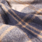 Scottish Tartan Blanket - Bannockbane Silver - Recycled Wool