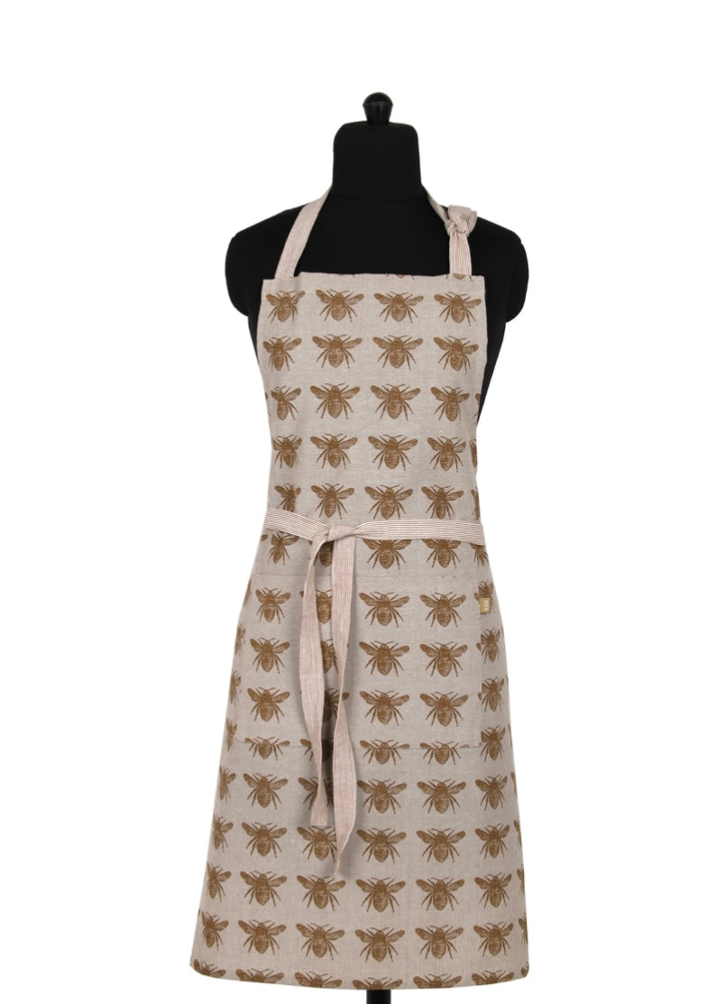 Honey Bee Apron - Mustard