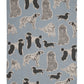 Woof Tea Towel set - 2 Pack - Blue Haze