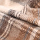 Scottish Tartan Blanket - Stewart Natural Dress - Recycled Wool