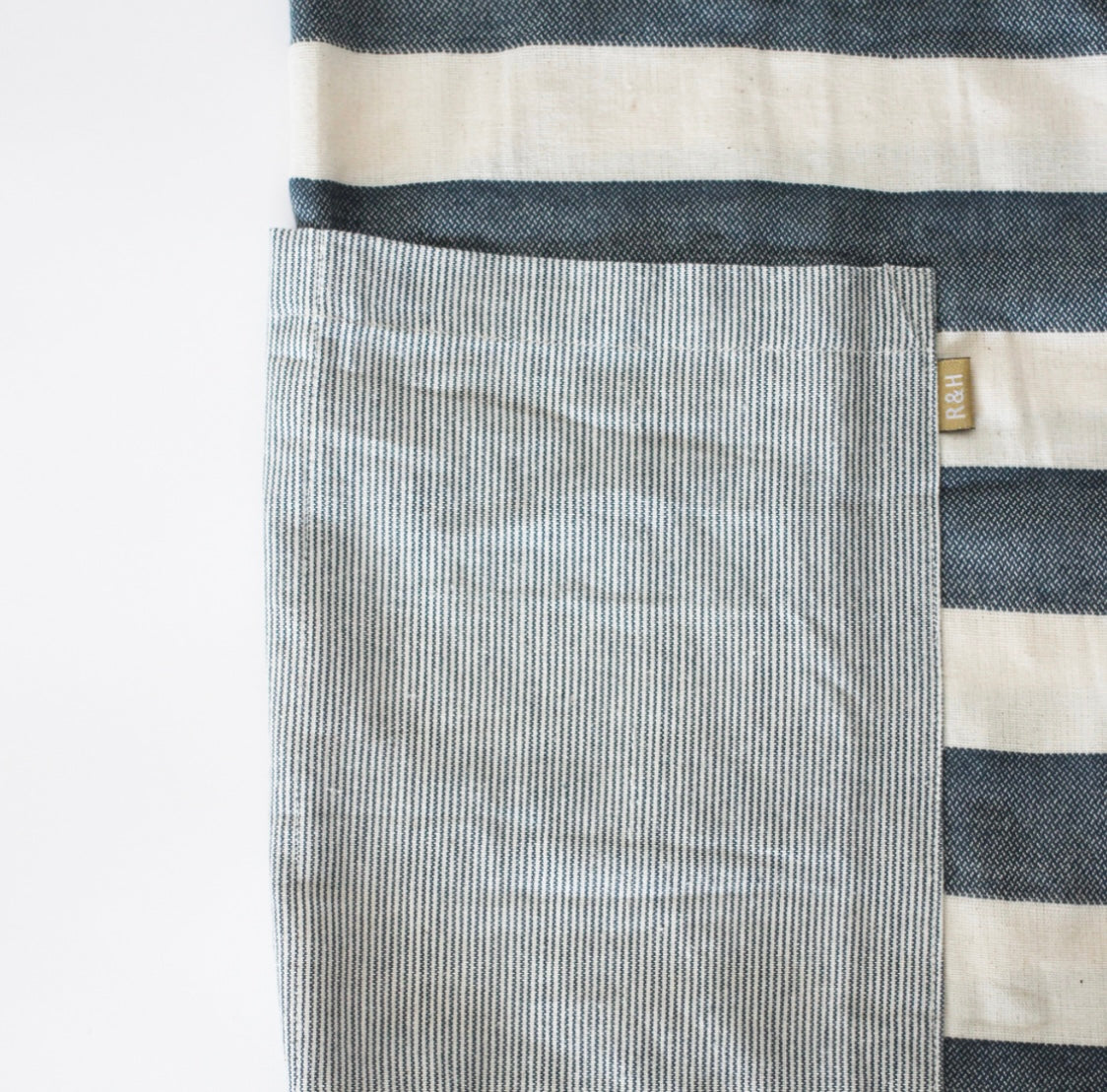 Bold Stripe Apron - Dark Slate